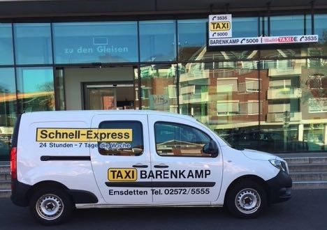 Kurierfahrten in Emsdetten und Umgebung mit Taxi Emsdetten Barenkamp